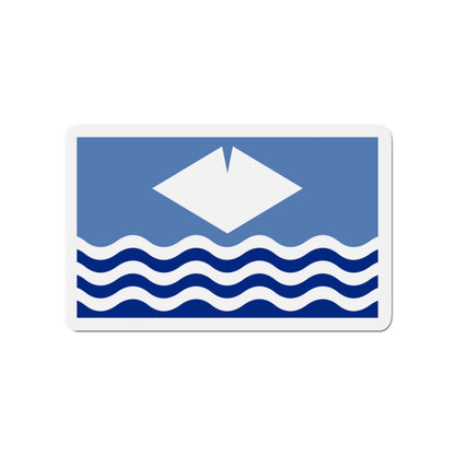 Flag of Isle of Wight UK - Die-Cut Magnet-3" x 3"-The Sticker Space