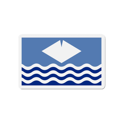 Flag of Isle of Wight UK - Die-Cut Magnet-4" x 4"-The Sticker Space