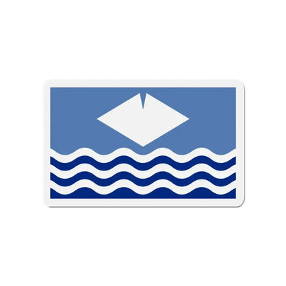 Flag of Isle of Wight UK - Refrigerator Magnet 4 Inch - The Sticker Space