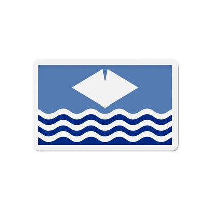 Flag of Isle of Wight UK - Refrigerator Magnet 5 Inch - The Sticker Space