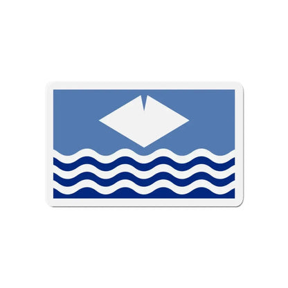 Flag of Isle of Wight UK - Refrigerator Magnet 6 Inch - The Sticker Space