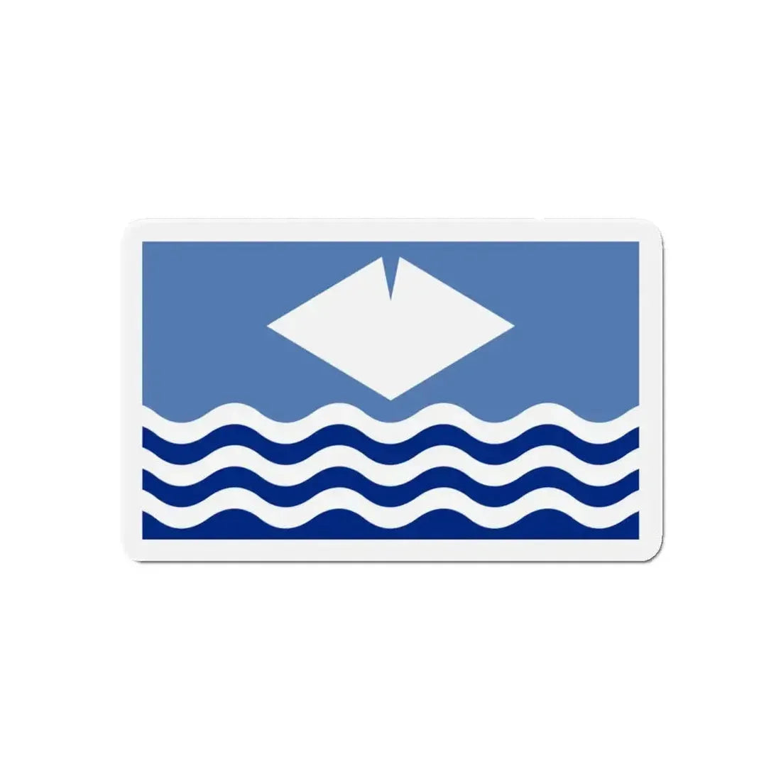 Flag of Isle of Wight UK - Refrigerator Magnet - The Sticker Space