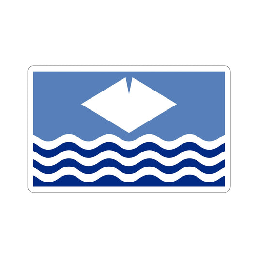 Flag of Isle of Wight UK STICKER Vinyl Die-Cut Decal-6 Inch-The Sticker Space