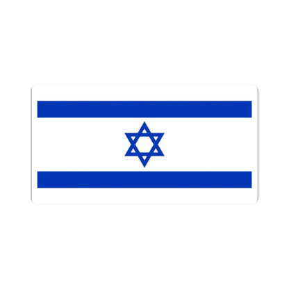 Flag of Israel 1-2 (Israel) STICKER Vinyl Kiss-Cut Decal 2 Inch White - The Sticker Space