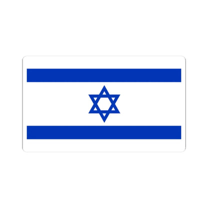 Flag of Israel 16-9 (Israel) STICKER Vinyl Kiss-Cut Decal 2 Inch White - The Sticker Space