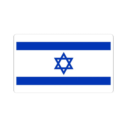 Flag of Israel 16-9 (Israel) STICKER Vinyl Kiss-Cut Decal 6 Inch White - The Sticker Space