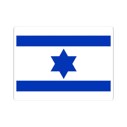 Flag of Israel 1948 (Israel) STICKER Vinyl Kiss-Cut Decal 4 Inch White - The Sticker Space