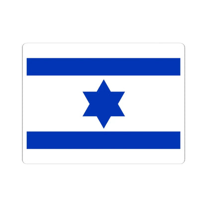 Flag of Israel 1948 (Israel) STICKER Vinyl Kiss-Cut Decal 6 Inch White - The Sticker Space