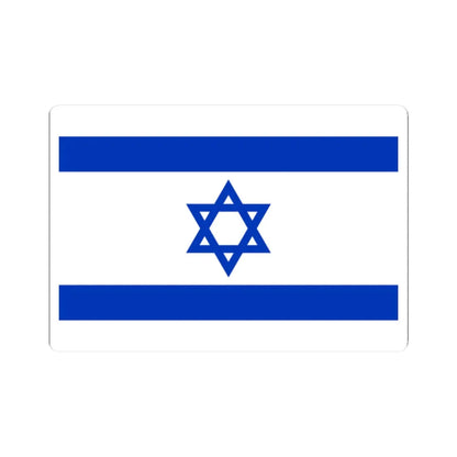 Flag of Israel 3-2 (Israel) STICKER Vinyl Kiss-Cut Decal 2 Inch White - The Sticker Space