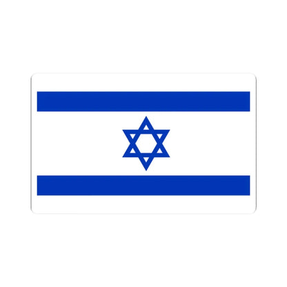 Flag of Israel 3-5 (Israel) STICKER Vinyl Kiss-Cut Decal 2 Inch White - The Sticker Space