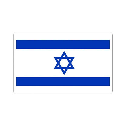 Flag of Israel 3-5 (Israel) STICKER Vinyl Kiss-Cut Decal 3 Inch White - The Sticker Space