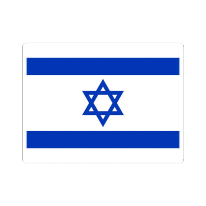 Flag of Israel as Paths (Israel) STICKER Vinyl Kiss-Cut Decal 2 Inch White - The Sticker Space