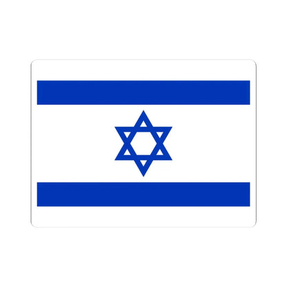 Flag of Israel as Paths (Israel) STICKER Vinyl Kiss-Cut Decal 3 Inch White - The Sticker Space