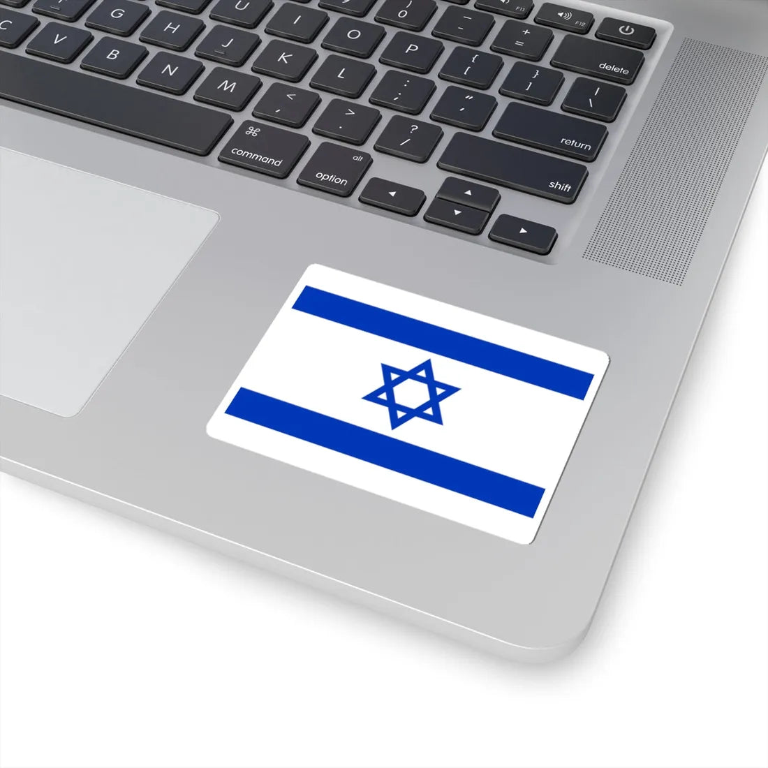Flag of Israel as Paths (Israel) STICKER Vinyl Kiss-Cut Decal - The Sticker Space