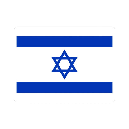 Flag of Israel (Israel) STICKER Vinyl Kiss-Cut Decal 2 Inch White - The Sticker Space