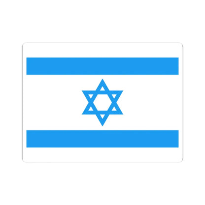 Flag of Israel Light Blue (Israel) STICKER Vinyl Kiss-Cut Decal 2 Inch White - The Sticker Space