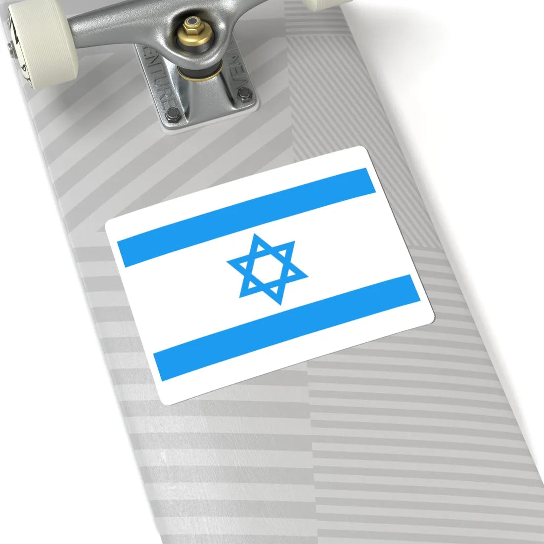 Flag of Israel Light Blue (Israel) STICKER Vinyl Kiss-Cut Decal - The Sticker Space