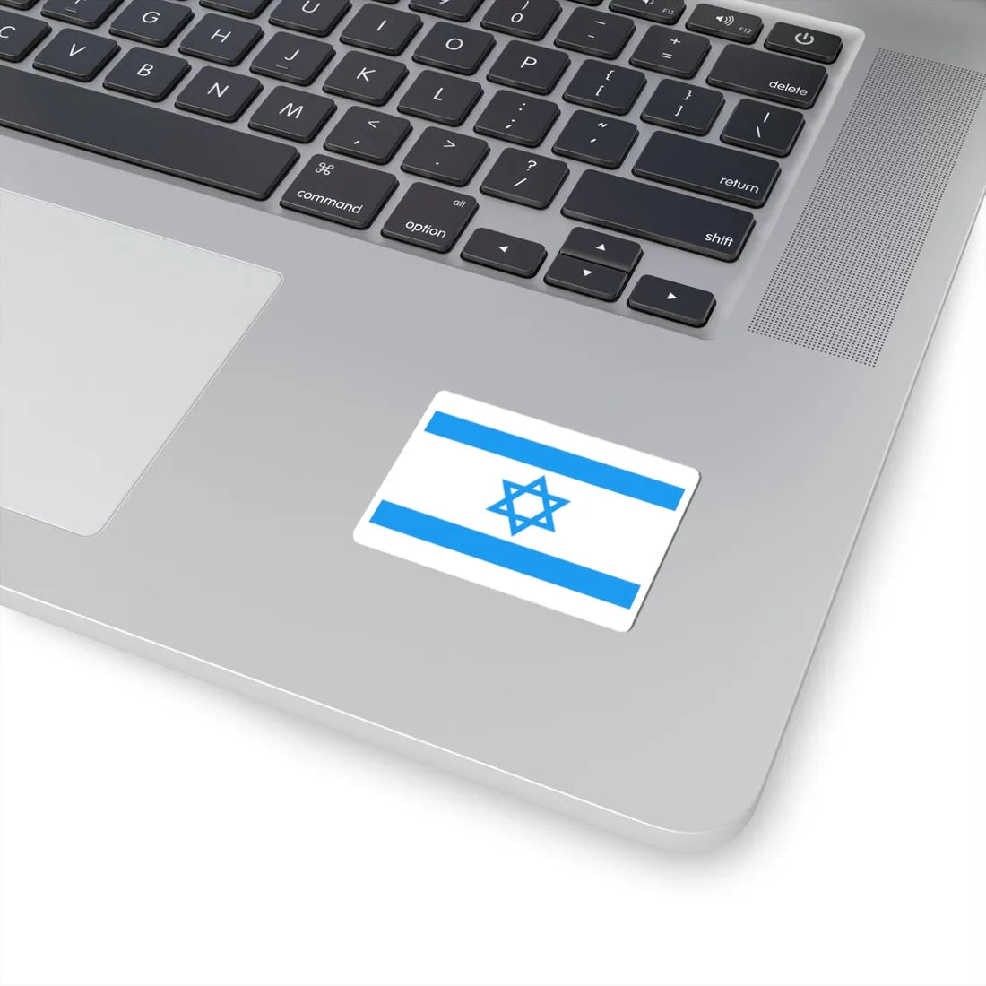 Flag of Israel Light Blue (Israel) STICKER Vinyl Kiss-Cut Decal - The Sticker Space