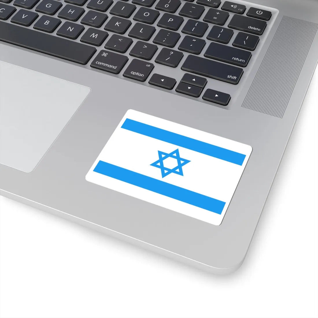 Flag of Israel Light Blue (Israel) STICKER Vinyl Kiss-Cut Decal - The Sticker Space