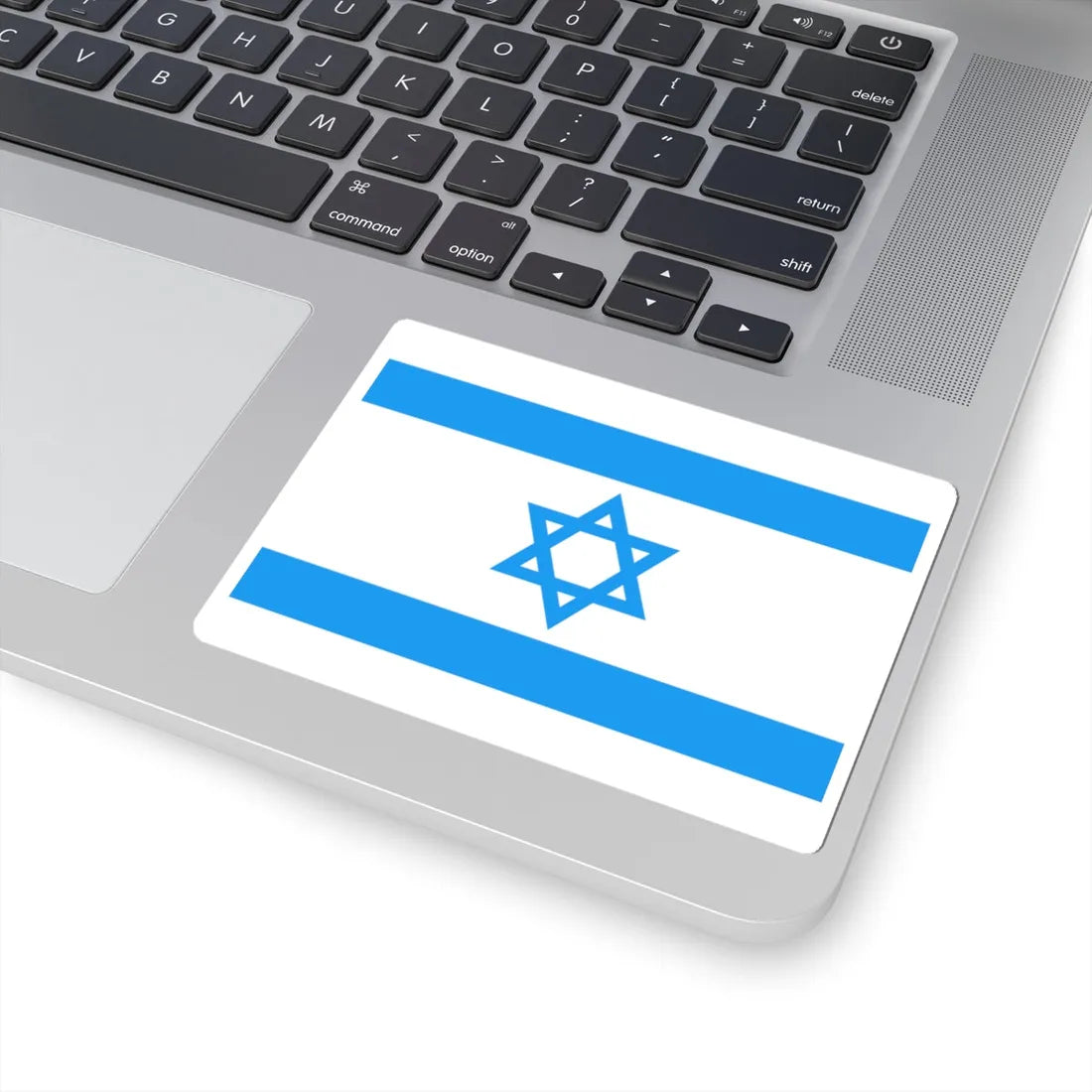 Flag of Israel Light Blue (Israel) STICKER Vinyl Kiss-Cut Decal - The Sticker Space