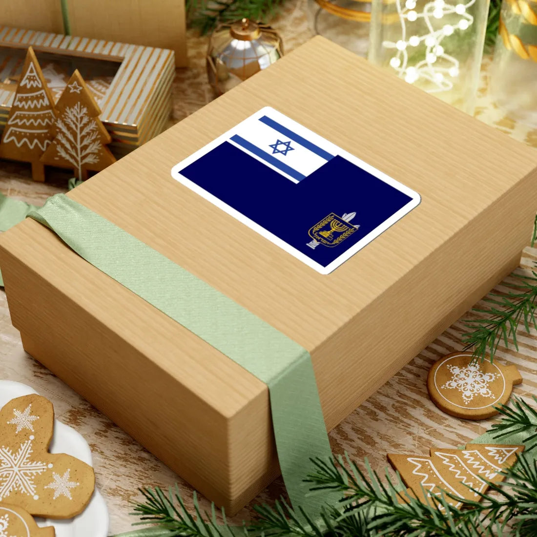 Flag of Israel Minister of Defence at Sea (Israel) STICKER Vinyl Kiss-Cut Decal - The Sticker Space