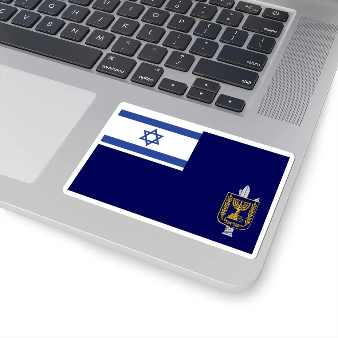 Flag of Israel Minister of Defence at Sea (Israel) STICKER Vinyl Kiss-Cut Decal - The Sticker Space