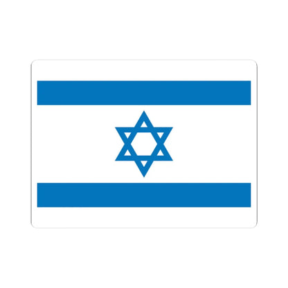 Flag of Israel Pale Blue (Israel) STICKER Vinyl Kiss-Cut Decal 2 Inch White - The Sticker Space