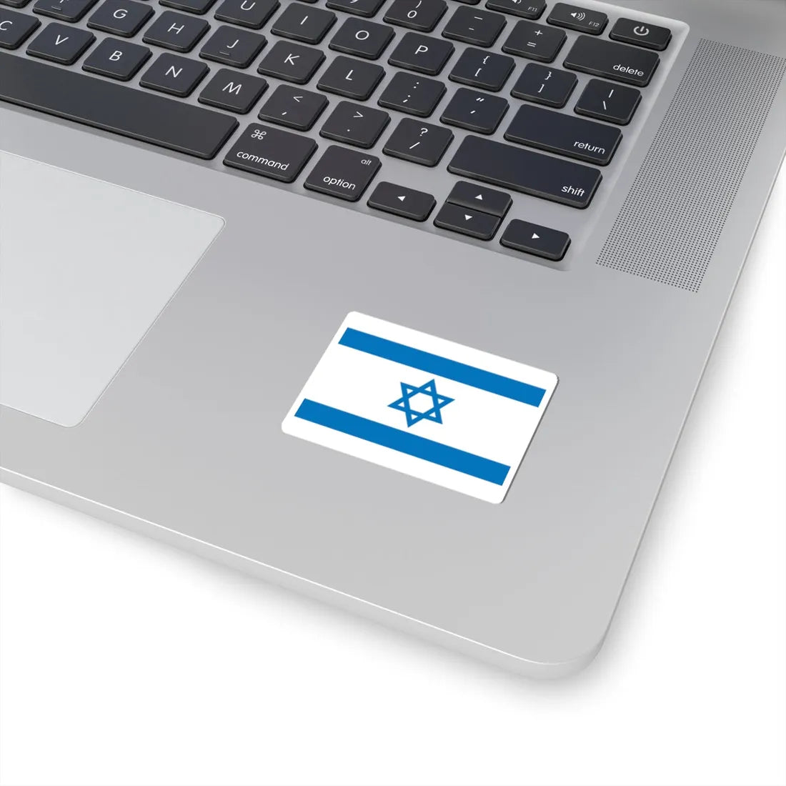 Flag of Israel Pale Blue (Israel) STICKER Vinyl Kiss-Cut Decal - The Sticker Space