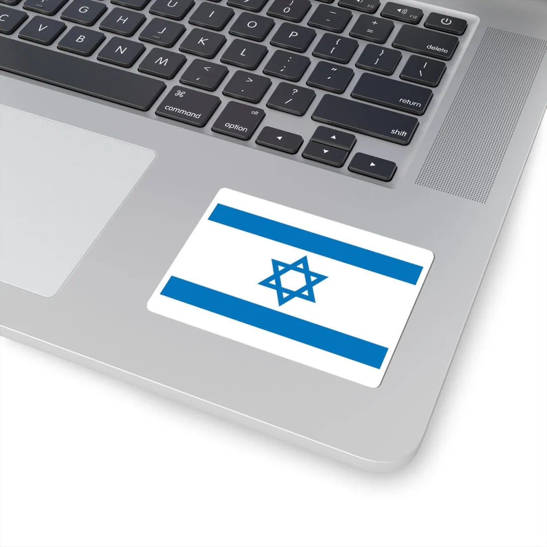 Flag of Israel Pale Blue (Israel) STICKER Vinyl Kiss-Cut Decal - The Sticker Space