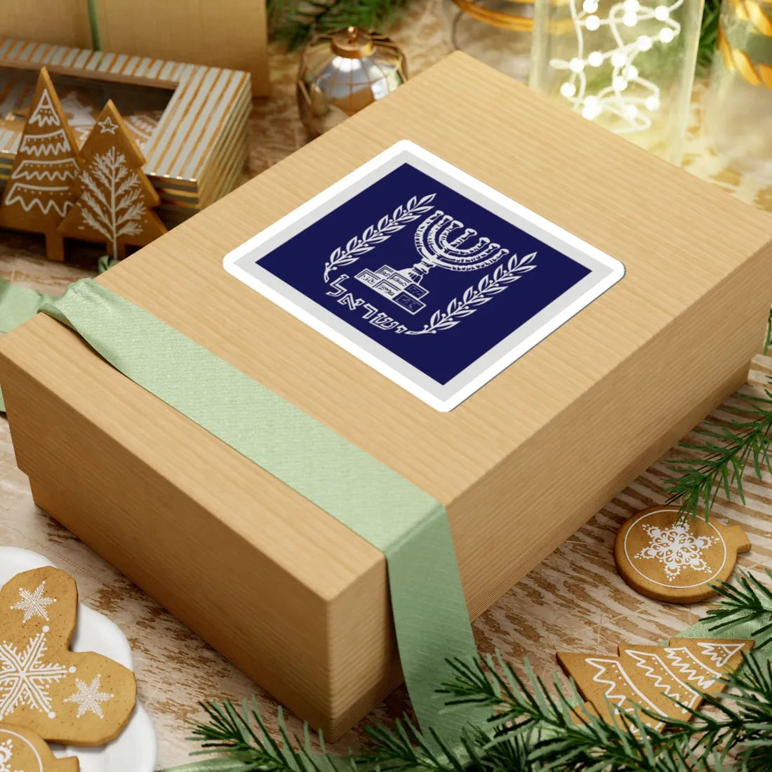 Flag of Israel President (Israel) STICKER Vinyl Kiss-Cut Decal - The Sticker Space