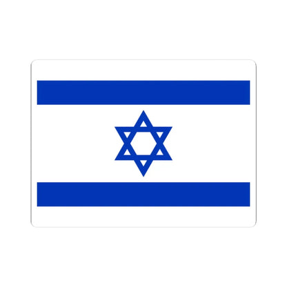 Flag of Israel simplified (Israel) STICKER Vinyl Kiss-Cut Decal 2 Inch White - The Sticker Space