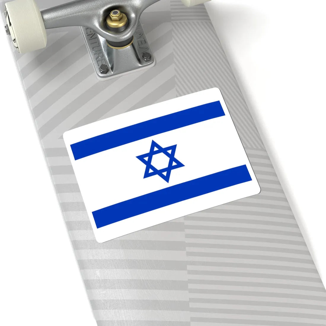 Flag of Israel simplified (Israel) STICKER Vinyl Kiss-Cut Decal - The Sticker Space