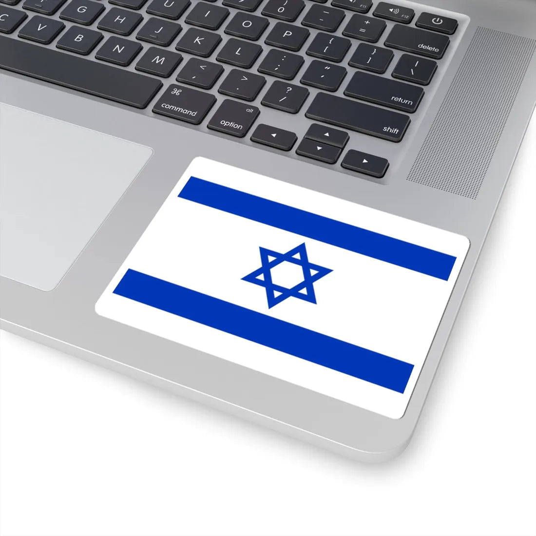 Flag of Israel simplified (Israel) STICKER Vinyl Kiss-Cut Decal - The Sticker Space