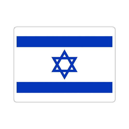 Flag of Israel STICKER Vinyl Die-Cut Decal-6 Inch-The Sticker Space