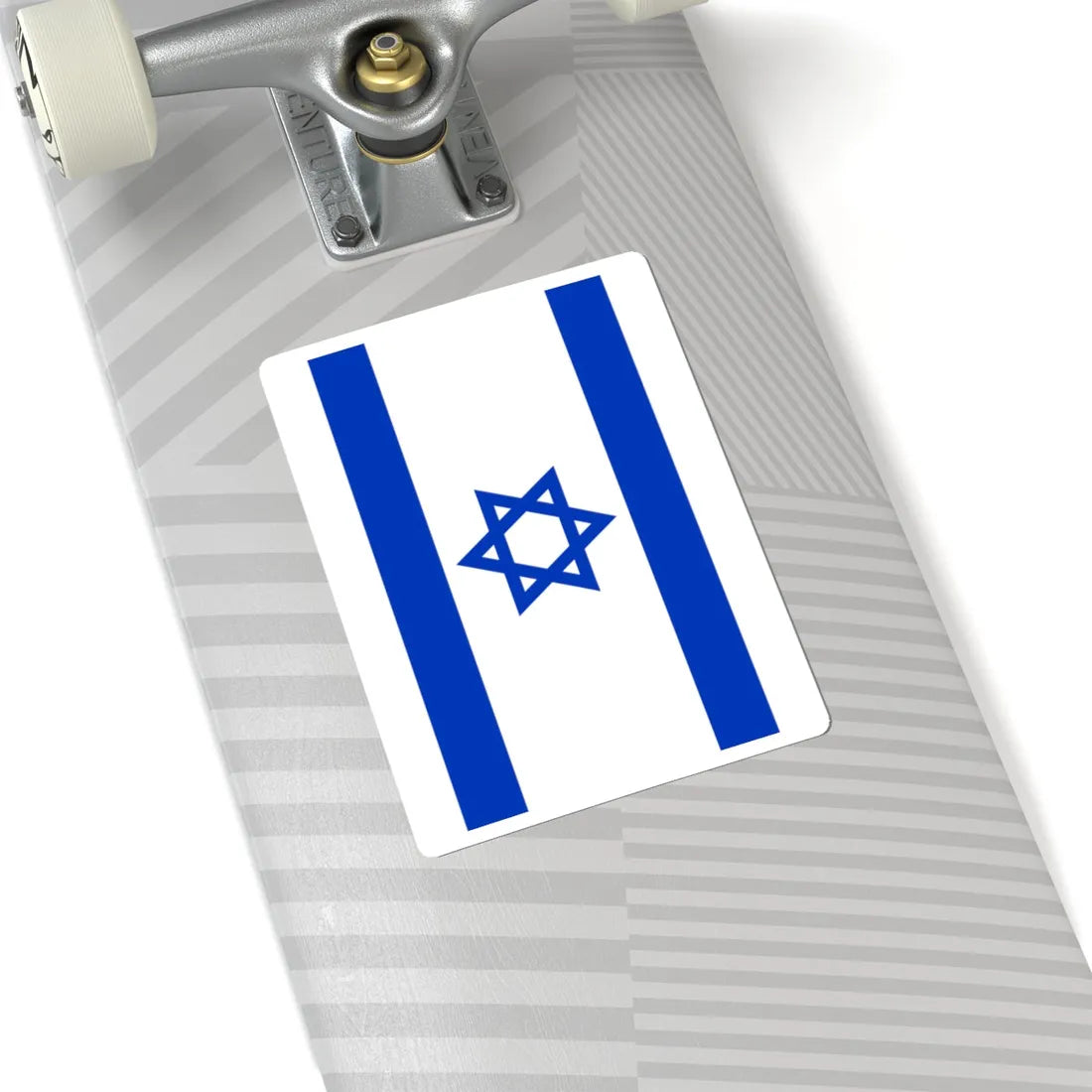 Flag of Israel vertical (Israel) STICKER Vinyl Kiss-Cut Decal - The Sticker Space