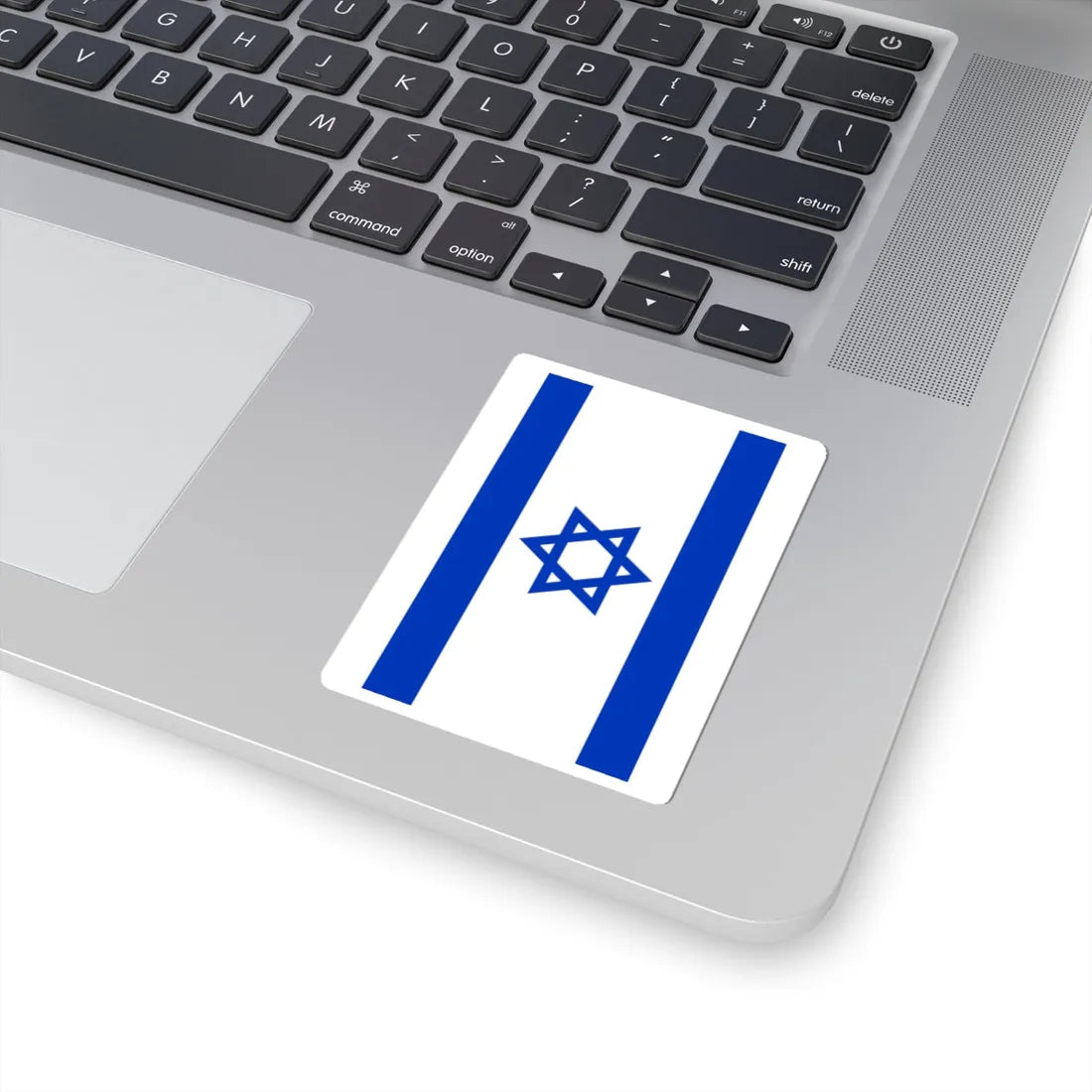 Flag of Israel vertical (Israel) STICKER Vinyl Kiss-Cut Decal - The Sticker Space