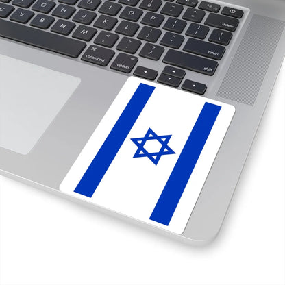 Flag of Israel vertical (Israel) STICKER Vinyl Kiss-Cut Decal - The Sticker Space
