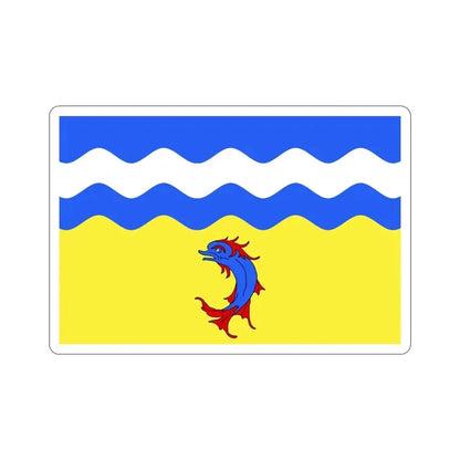 Flag of Isère France STICKER Vinyl Die-Cut Decal 4 Inch - The Sticker Space