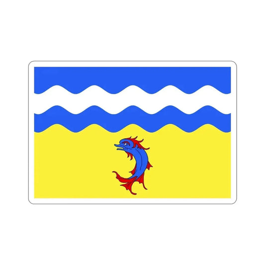 Flag of Isère France STICKER Vinyl Die-Cut Decal 6 Inch - The Sticker Space