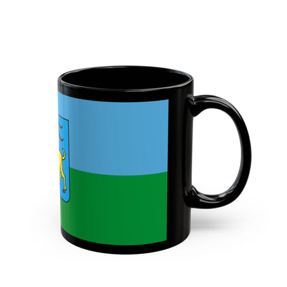 Flag of Istria County Croatia - Black Coffee Mug-The Sticker Space