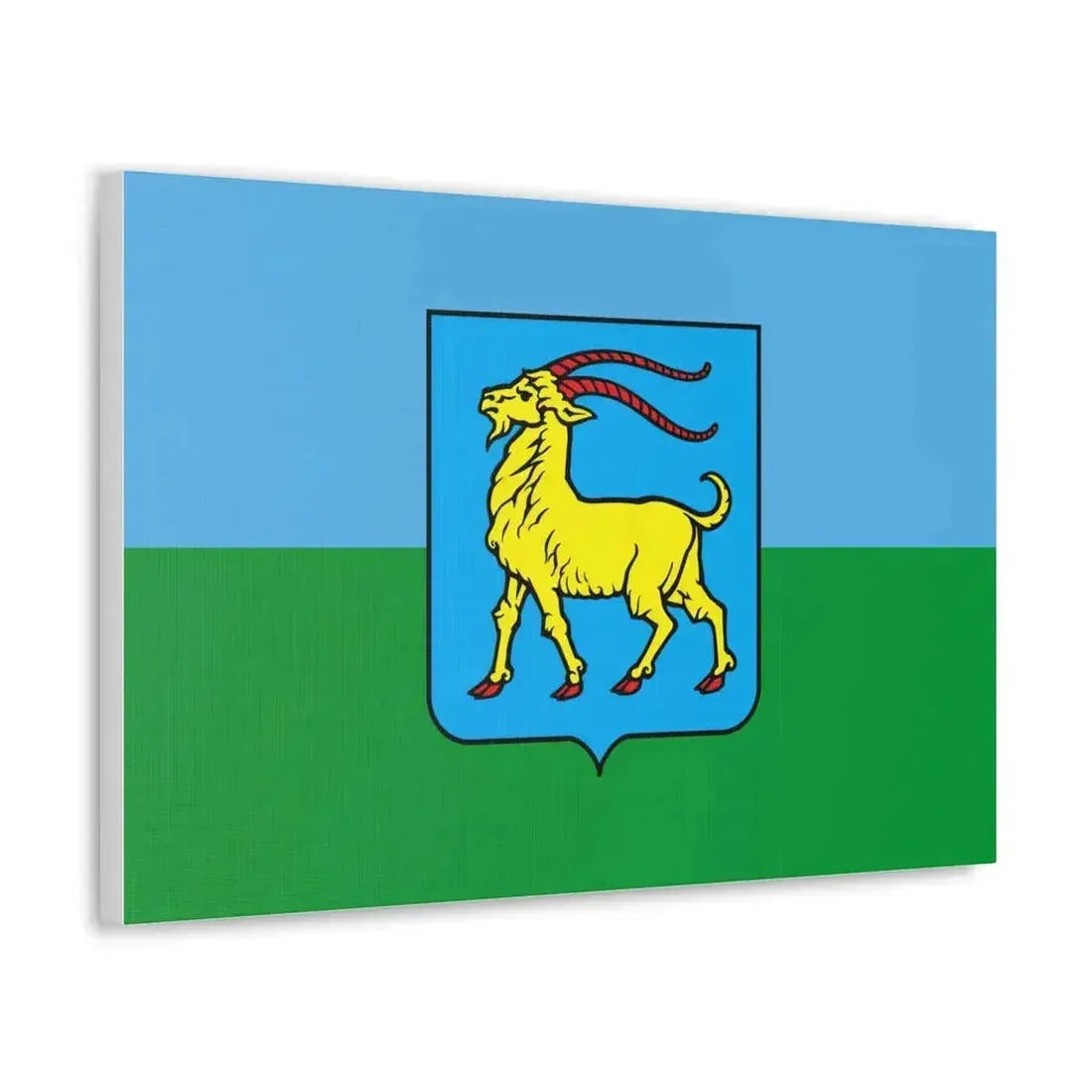 Flag of Istria County Croatia - Canvas Wall Art - The Sticker Space