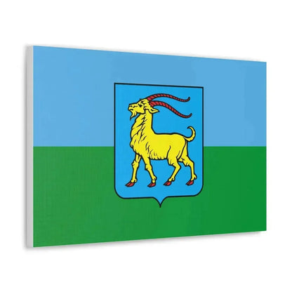 Flag of Istria County Croatia - Canvas Wall Art - The Sticker Space