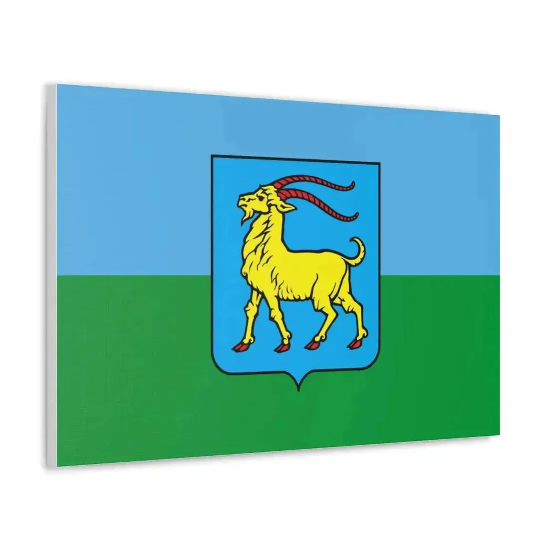 Flag of Istria County Croatia - Canvas Wall Art - The Sticker Space