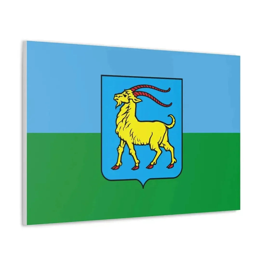 Flag of Istria County Croatia - Canvas Wall Art - The Sticker Space