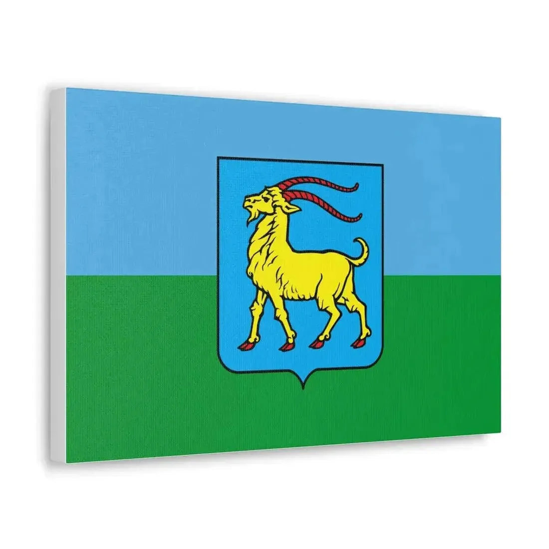Flag of Istria County Croatia - Canvas Wall Art - The Sticker Space