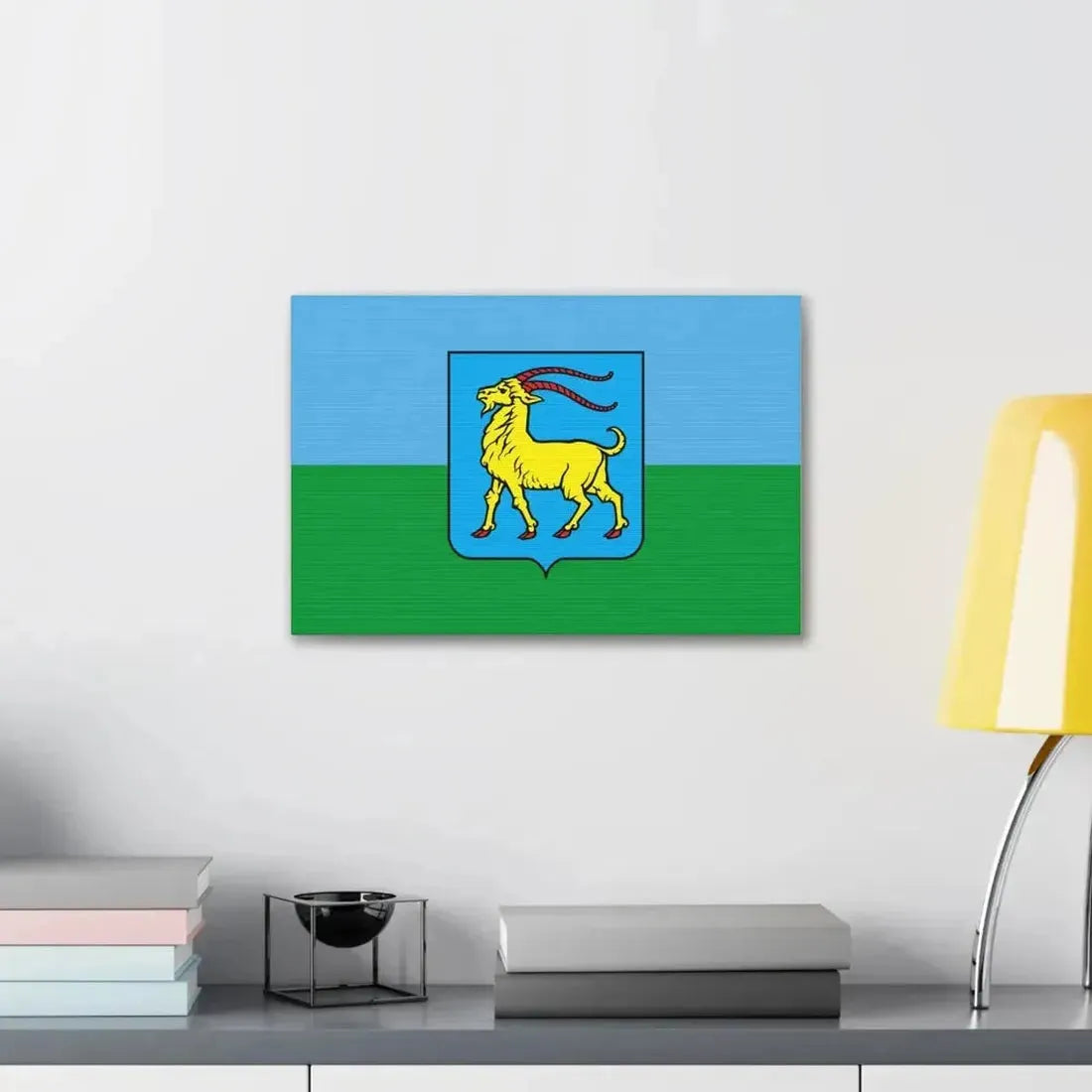 Flag of Istria County Croatia - Canvas Wall Art - The Sticker Space