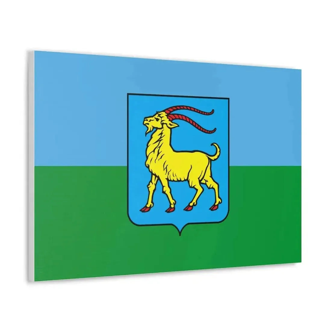 Flag of Istria County Croatia - Canvas Wall Art - The Sticker Space