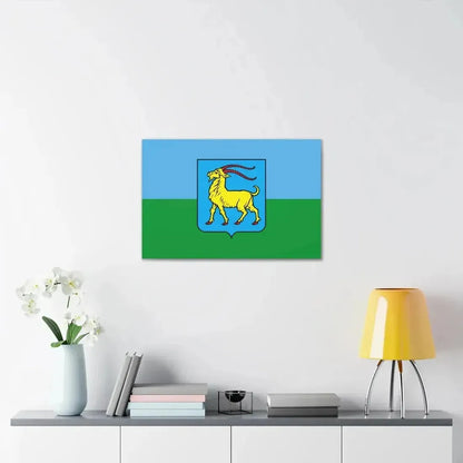 Flag of Istria County Croatia - Canvas Wall Art - The Sticker Space