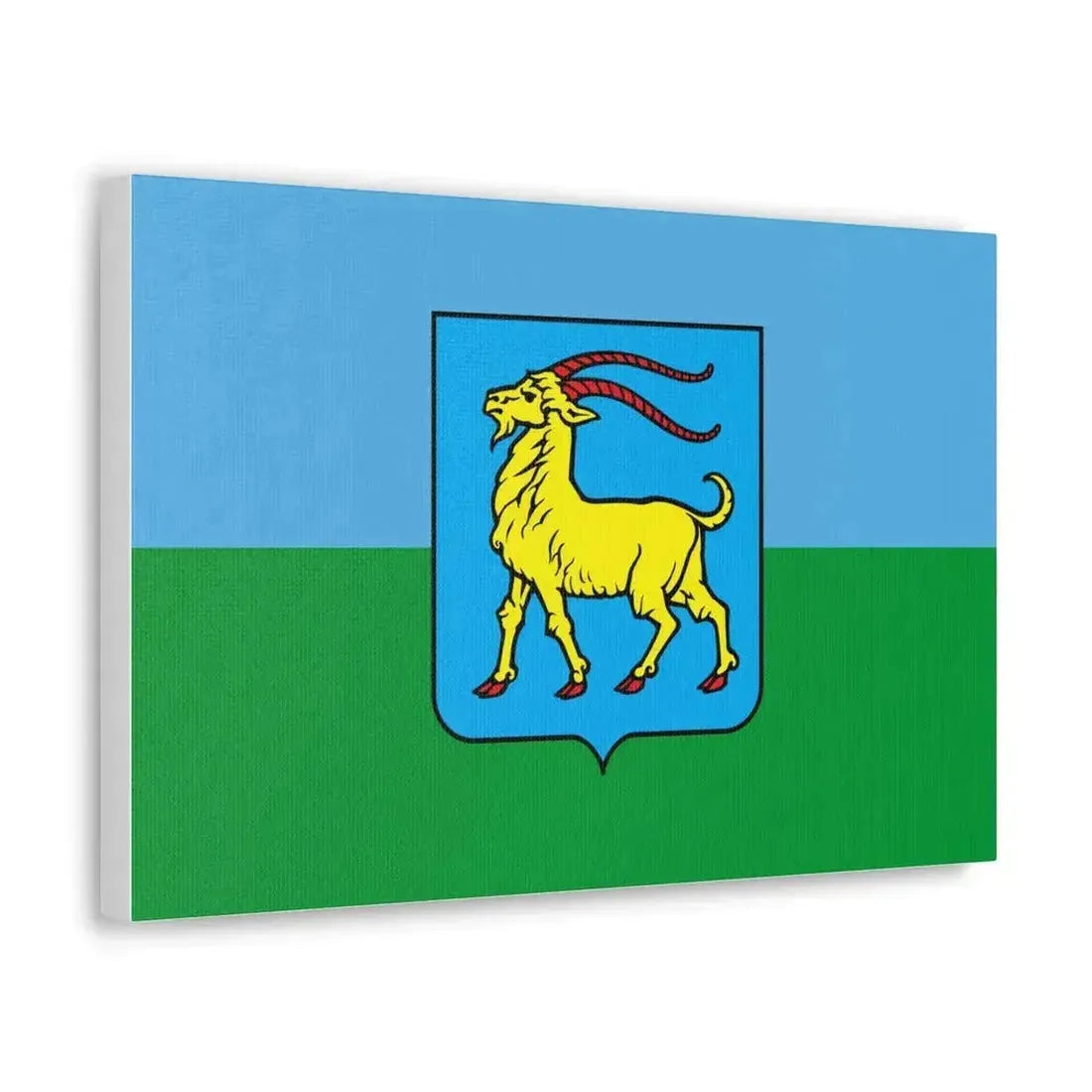 Flag of Istria County Croatia - Canvas Wall Art - The Sticker Space