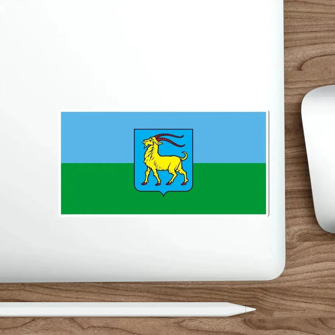 Flag of Istria County Croatia STICKER Vinyl Die-Cut Decal - The Sticker Space